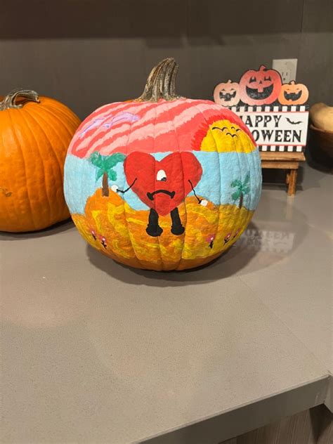 In it, and now told from the perspective of Jules, Pumpkins line is the exact same, but Honey Bunnys words are different, even though its the same moment from the beginning of the movie. . Bad bunny pumpkin painting